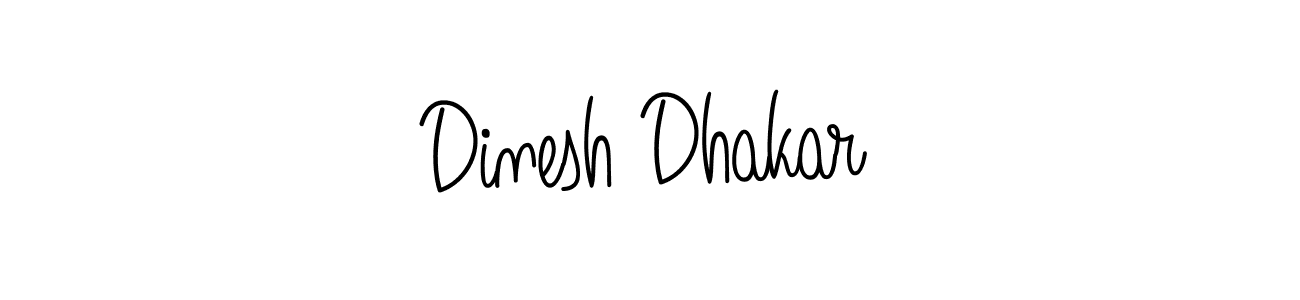 The best way (Angelique-Rose-font-FFP) to make a short signature is to pick only two or three words in your name. The name Dinesh Dhakar include a total of six letters. For converting this name. Dinesh Dhakar signature style 5 images and pictures png