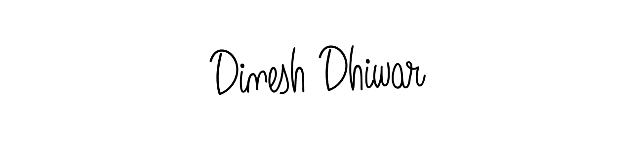 Make a beautiful signature design for name Dinesh Dhiwar. Use this online signature maker to create a handwritten signature for free. Dinesh Dhiwar signature style 5 images and pictures png