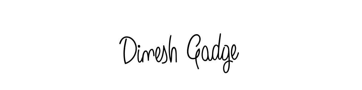 Make a beautiful signature design for name Dinesh Gadge. Use this online signature maker to create a handwritten signature for free. Dinesh Gadge signature style 5 images and pictures png