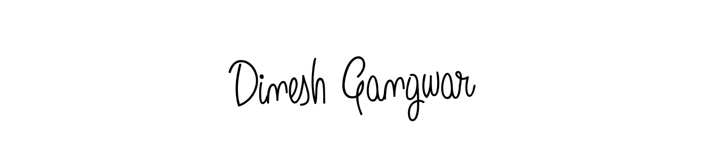 Make a beautiful signature design for name Dinesh Gangwar. Use this online signature maker to create a handwritten signature for free. Dinesh Gangwar signature style 5 images and pictures png