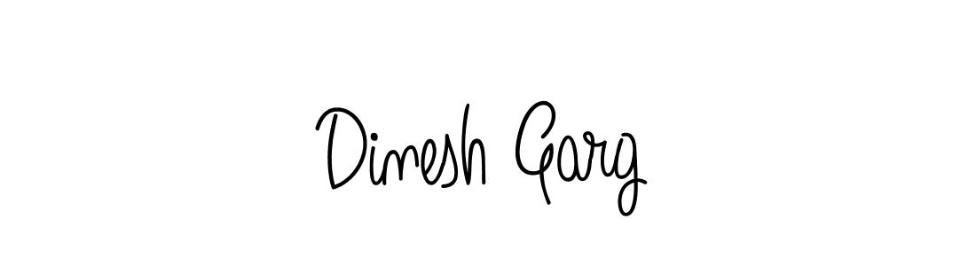 You should practise on your own different ways (Angelique-Rose-font-FFP) to write your name (Dinesh Garg) in signature. don't let someone else do it for you. Dinesh Garg signature style 5 images and pictures png