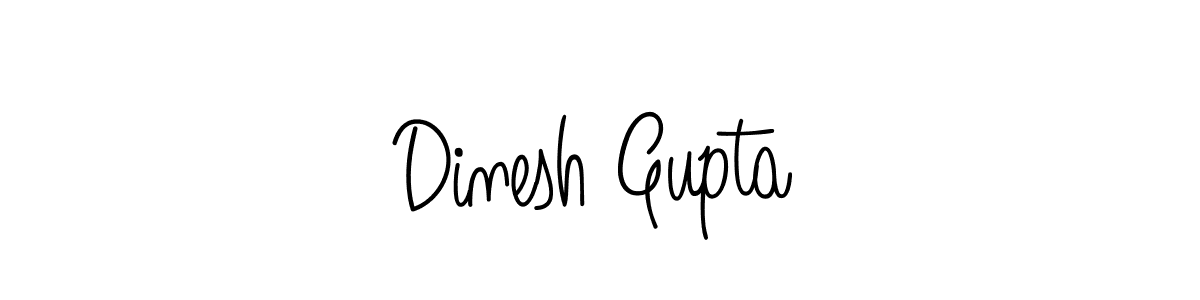 Make a short Dinesh Gupta signature style. Manage your documents anywhere anytime using Angelique-Rose-font-FFP. Create and add eSignatures, submit forms, share and send files easily. Dinesh Gupta signature style 5 images and pictures png