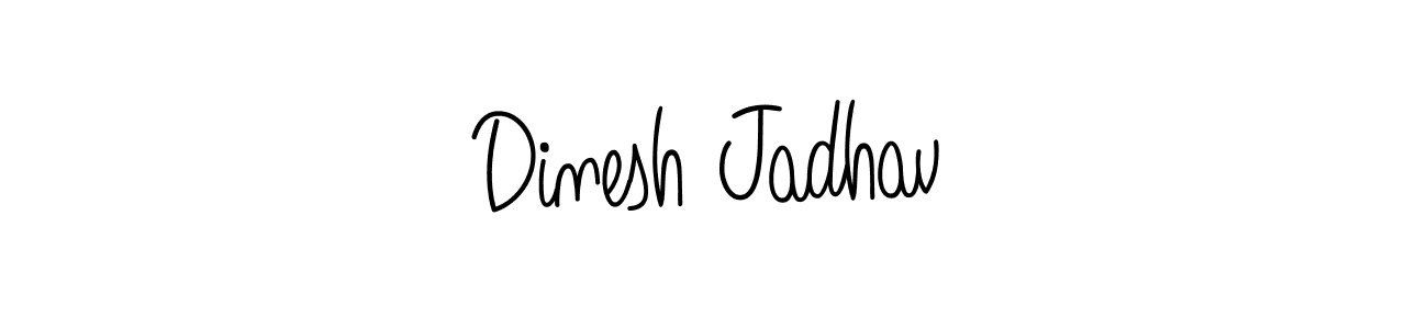 Also we have Dinesh Jadhav name is the best signature style. Create professional handwritten signature collection using Angelique-Rose-font-FFP autograph style. Dinesh Jadhav signature style 5 images and pictures png