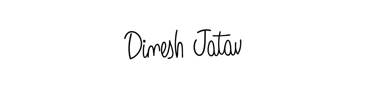 This is the best signature style for the Dinesh Jatav name. Also you like these signature font (Angelique-Rose-font-FFP). Mix name signature. Dinesh Jatav signature style 5 images and pictures png