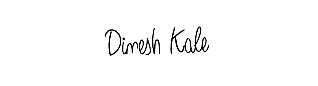 Make a beautiful signature design for name Dinesh Kale. With this signature (Angelique-Rose-font-FFP) style, you can create a handwritten signature for free. Dinesh Kale signature style 5 images and pictures png