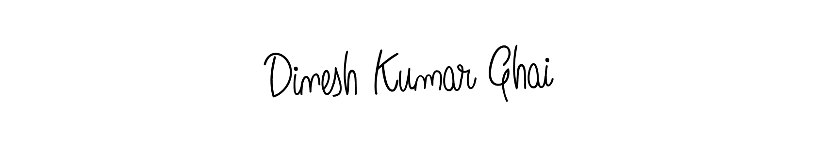 Best and Professional Signature Style for Dinesh Kumar Ghai. Angelique-Rose-font-FFP Best Signature Style Collection. Dinesh Kumar Ghai signature style 5 images and pictures png