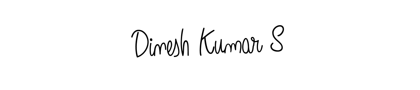 This is the best signature style for the Dinesh Kumar S name. Also you like these signature font (Angelique-Rose-font-FFP). Mix name signature. Dinesh Kumar S signature style 5 images and pictures png