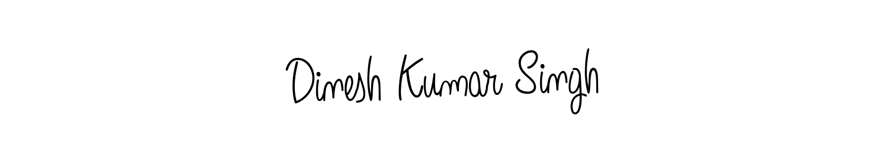 The best way (Angelique-Rose-font-FFP) to make a short signature is to pick only two or three words in your name. The name Dinesh Kumar Singh include a total of six letters. For converting this name. Dinesh Kumar Singh signature style 5 images and pictures png