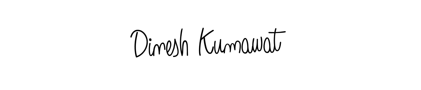 Also we have Dinesh Kumawat name is the best signature style. Create professional handwritten signature collection using Angelique-Rose-font-FFP autograph style. Dinesh Kumawat signature style 5 images and pictures png