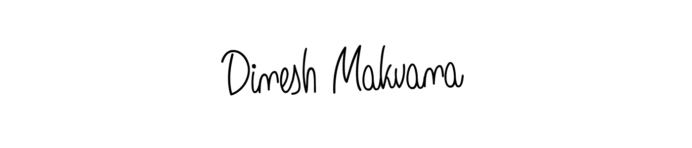 Make a short Dinesh Makvana signature style. Manage your documents anywhere anytime using Angelique-Rose-font-FFP. Create and add eSignatures, submit forms, share and send files easily. Dinesh Makvana signature style 5 images and pictures png