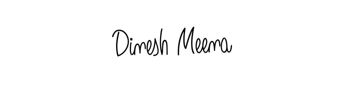 Make a short Dinesh Meena signature style. Manage your documents anywhere anytime using Angelique-Rose-font-FFP. Create and add eSignatures, submit forms, share and send files easily. Dinesh Meena signature style 5 images and pictures png