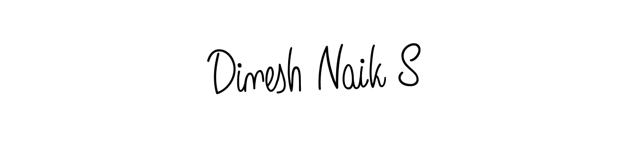 if you are searching for the best signature style for your name Dinesh Naik S. so please give up your signature search. here we have designed multiple signature styles  using Angelique-Rose-font-FFP. Dinesh Naik S signature style 5 images and pictures png