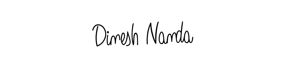 This is the best signature style for the Dinesh Nanda name. Also you like these signature font (Angelique-Rose-font-FFP). Mix name signature. Dinesh Nanda signature style 5 images and pictures png