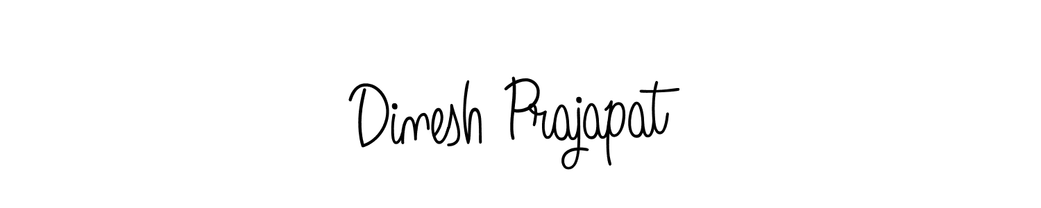 Dinesh Prajapat stylish signature style. Best Handwritten Sign (Angelique-Rose-font-FFP) for my name. Handwritten Signature Collection Ideas for my name Dinesh Prajapat. Dinesh Prajapat signature style 5 images and pictures png