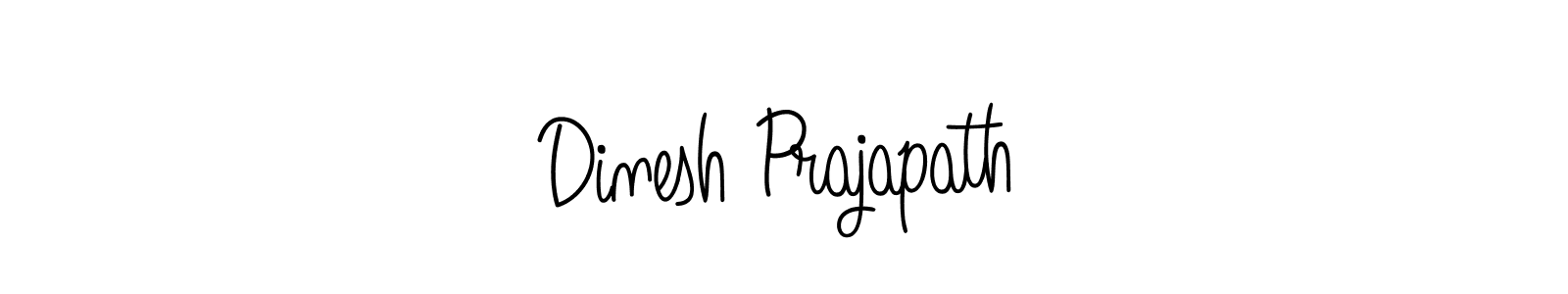 How to make Dinesh Prajapath signature? Angelique-Rose-font-FFP is a professional autograph style. Create handwritten signature for Dinesh Prajapath name. Dinesh Prajapath signature style 5 images and pictures png