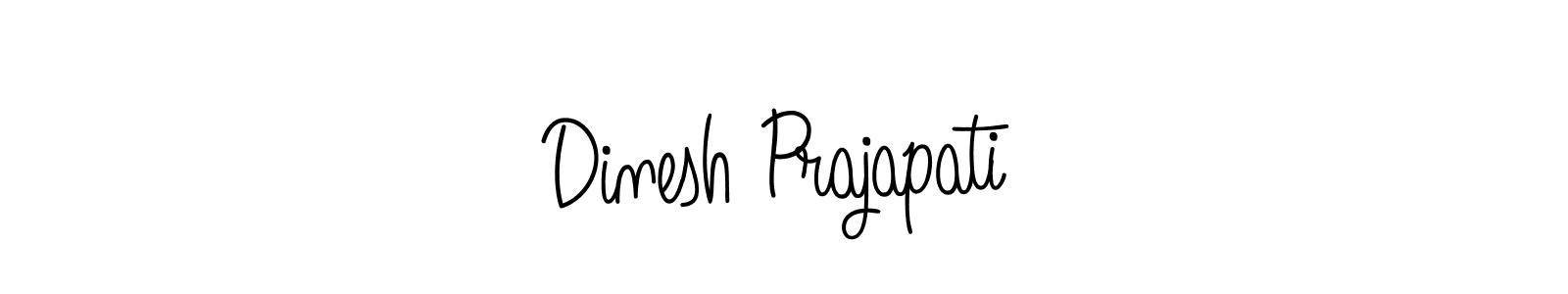 Make a short Dinesh Prajapati signature style. Manage your documents anywhere anytime using Angelique-Rose-font-FFP. Create and add eSignatures, submit forms, share and send files easily. Dinesh Prajapati signature style 5 images and pictures png