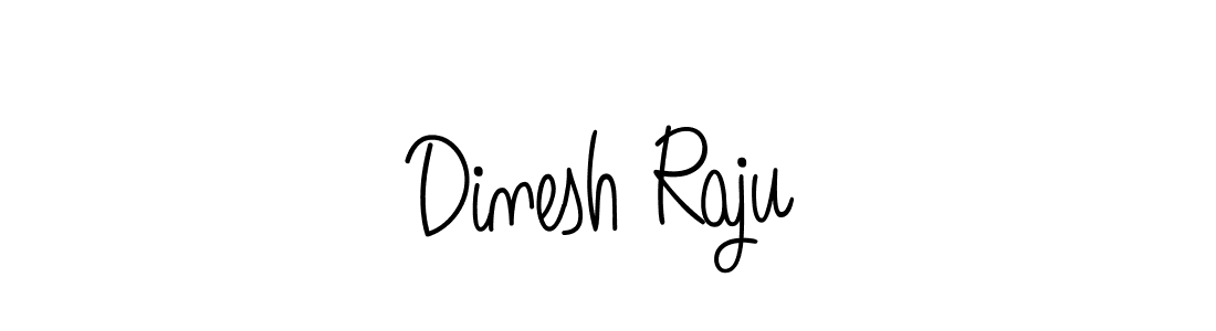 Dinesh Raju stylish signature style. Best Handwritten Sign (Angelique-Rose-font-FFP) for my name. Handwritten Signature Collection Ideas for my name Dinesh Raju. Dinesh Raju signature style 5 images and pictures png