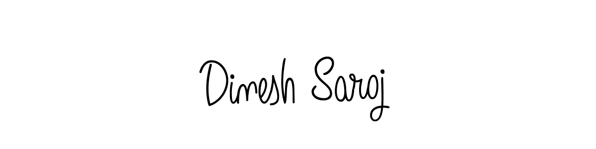 Make a short Dinesh Saroj signature style. Manage your documents anywhere anytime using Angelique-Rose-font-FFP. Create and add eSignatures, submit forms, share and send files easily. Dinesh Saroj signature style 5 images and pictures png