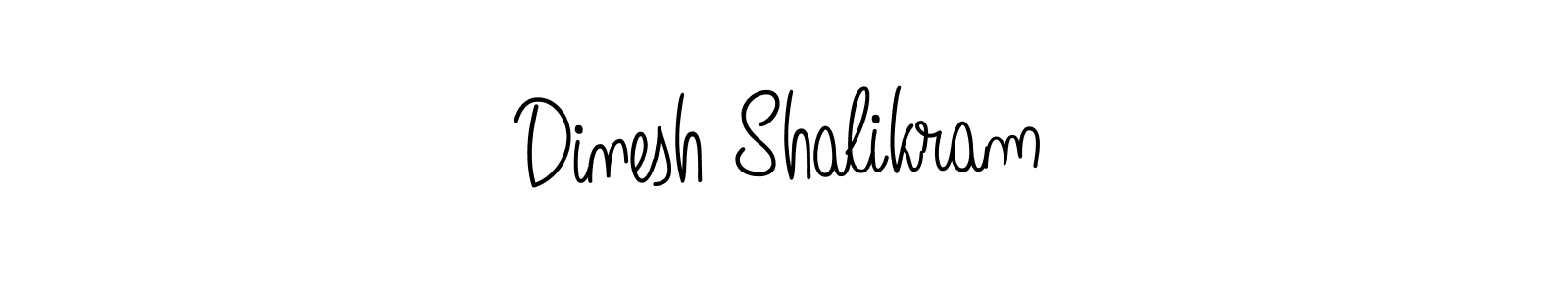 Design your own signature with our free online signature maker. With this signature software, you can create a handwritten (Angelique-Rose-font-FFP) signature for name Dinesh Shalikram. Dinesh Shalikram signature style 5 images and pictures png