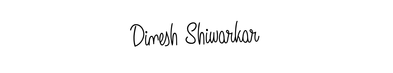 The best way (Angelique-Rose-font-FFP) to make a short signature is to pick only two or three words in your name. The name Dinesh Shiwarkar include a total of six letters. For converting this name. Dinesh Shiwarkar signature style 5 images and pictures png