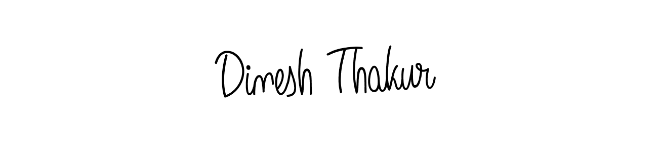 Design your own signature with our free online signature maker. With this signature software, you can create a handwritten (Angelique-Rose-font-FFP) signature for name Dinesh Thakur. Dinesh Thakur signature style 5 images and pictures png