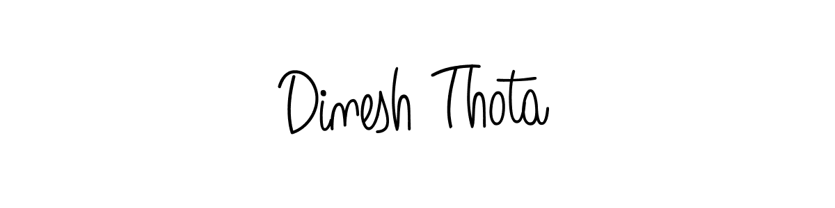 How to Draw Dinesh Thota signature style? Angelique-Rose-font-FFP is a latest design signature styles for name Dinesh Thota. Dinesh Thota signature style 5 images and pictures png