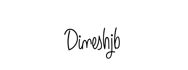 Create a beautiful signature design for name Dineshjb. With this signature (Angelique-Rose-font-FFP) fonts, you can make a handwritten signature for free. Dineshjb signature style 5 images and pictures png