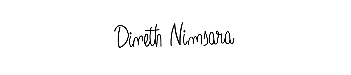 It looks lik you need a new signature style for name Dineth Nimsara. Design unique handwritten (Angelique-Rose-font-FFP) signature with our free signature maker in just a few clicks. Dineth Nimsara signature style 5 images and pictures png
