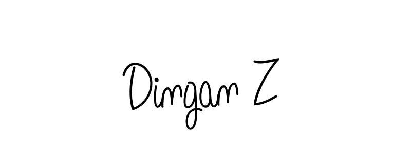 You can use this online signature creator to create a handwritten signature for the name Dingan Z. This is the best online autograph maker. Dingan Z signature style 5 images and pictures png