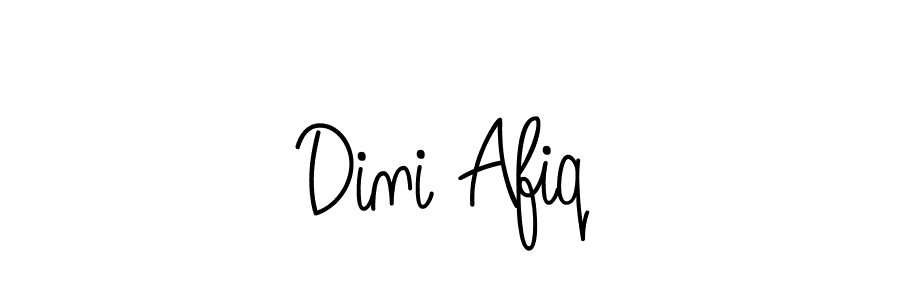 Once you've used our free online signature maker to create your best signature Angelique-Rose-font-FFP style, it's time to enjoy all of the benefits that Dini Afiq name signing documents. Dini Afiq signature style 5 images and pictures png