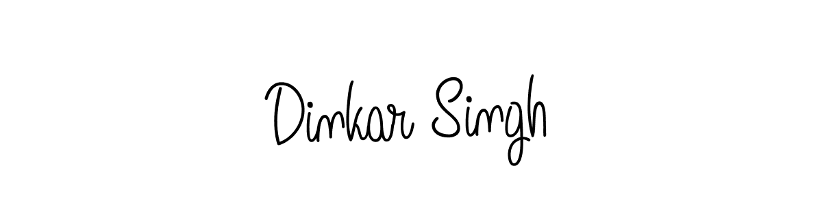 Dinkar Singh stylish signature style. Best Handwritten Sign (Angelique-Rose-font-FFP) for my name. Handwritten Signature Collection Ideas for my name Dinkar Singh. Dinkar Singh signature style 5 images and pictures png