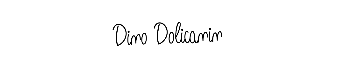 Dino Dolicanin stylish signature style. Best Handwritten Sign (Angelique-Rose-font-FFP) for my name. Handwritten Signature Collection Ideas for my name Dino Dolicanin. Dino Dolicanin signature style 5 images and pictures png