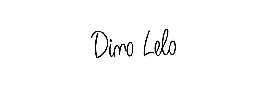 Design your own signature with our free online signature maker. With this signature software, you can create a handwritten (Angelique-Rose-font-FFP) signature for name Dino Lelo. Dino Lelo signature style 5 images and pictures png