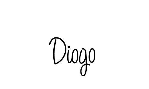 Make a beautiful signature design for name Diogo. With this signature (Angelique-Rose-font-FFP) style, you can create a handwritten signature for free. Diogo signature style 5 images and pictures png