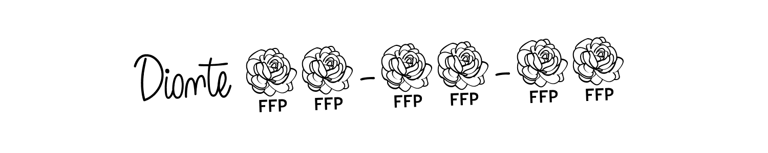 Create a beautiful signature design for name Dionte 03-28-24. With this signature (Angelique-Rose-font-FFP) fonts, you can make a handwritten signature for free. Dionte 03-28-24 signature style 5 images and pictures png