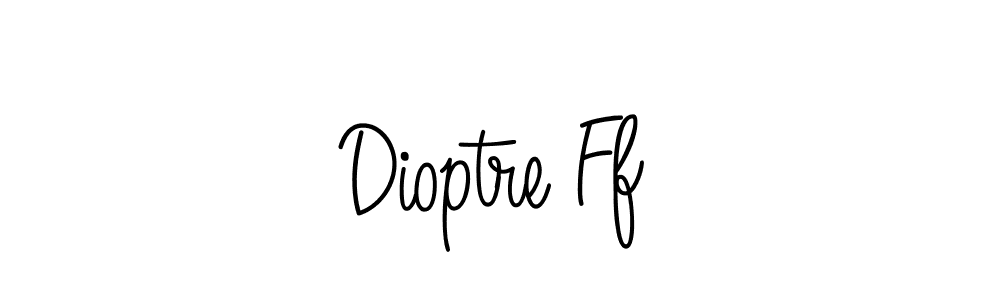 Angelique-Rose-font-FFP is a professional signature style that is perfect for those who want to add a touch of class to their signature. It is also a great choice for those who want to make their signature more unique. Get Dioptre Ff name to fancy signature for free. Dioptre Ff signature style 5 images and pictures png