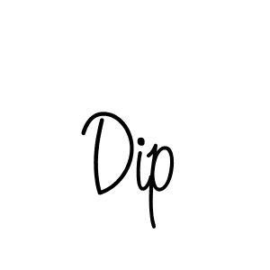 How to make Dip signature? Angelique-Rose-font-FFP is a professional autograph style. Create handwritten signature for Dip name. Dip signature style 5 images and pictures png