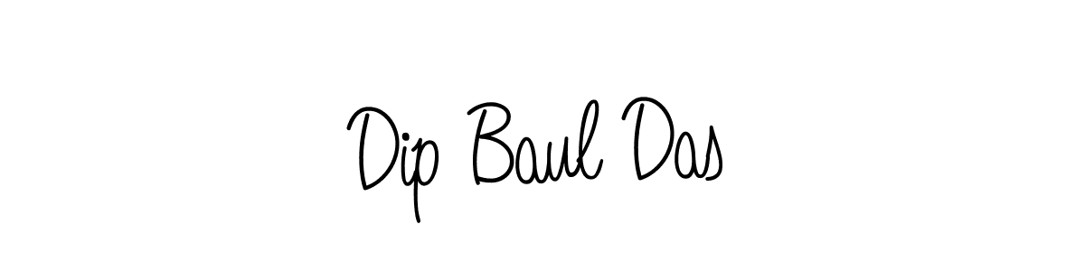 Make a beautiful signature design for name Dip Baul Das. With this signature (Angelique-Rose-font-FFP) style, you can create a handwritten signature for free. Dip Baul Das signature style 5 images and pictures png