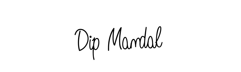 The best way (Angelique-Rose-font-FFP) to make a short signature is to pick only two or three words in your name. The name Dip Mandal include a total of six letters. For converting this name. Dip Mandal signature style 5 images and pictures png