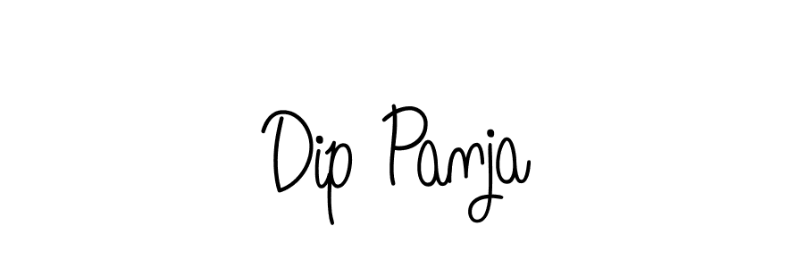 Dip Panja stylish signature style. Best Handwritten Sign (Angelique-Rose-font-FFP) for my name. Handwritten Signature Collection Ideas for my name Dip Panja. Dip Panja signature style 5 images and pictures png