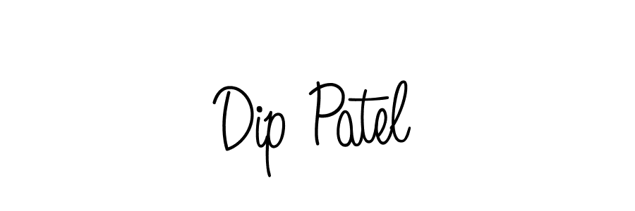 Create a beautiful signature design for name Dip Patel. With this signature (Angelique-Rose-font-FFP) fonts, you can make a handwritten signature for free. Dip Patel signature style 5 images and pictures png