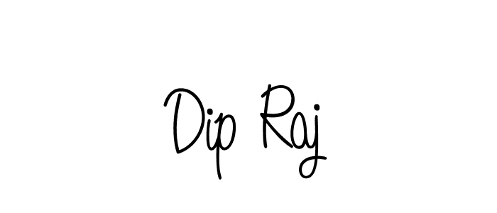 Make a beautiful signature design for name Dip Raj. With this signature (Angelique-Rose-font-FFP) style, you can create a handwritten signature for free. Dip Raj signature style 5 images and pictures png