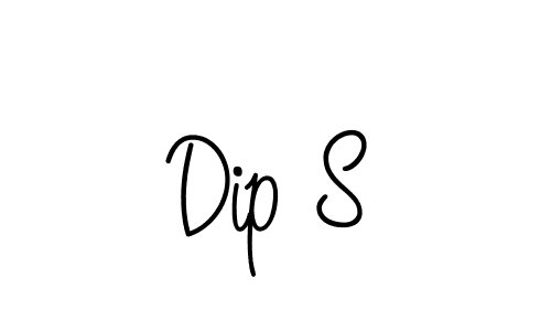 Design your own signature with our free online signature maker. With this signature software, you can create a handwritten (Angelique-Rose-font-FFP) signature for name Dip S. Dip S signature style 5 images and pictures png