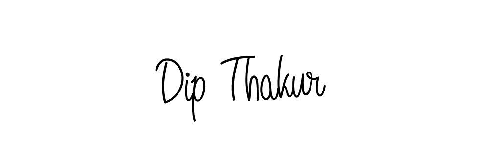 Dip Thakur stylish signature style. Best Handwritten Sign (Angelique-Rose-font-FFP) for my name. Handwritten Signature Collection Ideas for my name Dip Thakur. Dip Thakur signature style 5 images and pictures png