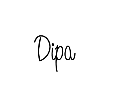 How to make Dipa name signature. Use Angelique-Rose-font-FFP style for creating short signs online. This is the latest handwritten sign. Dipa signature style 5 images and pictures png