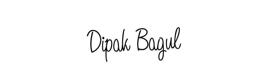 Make a beautiful signature design for name Dipak Bagul. With this signature (Angelique-Rose-font-FFP) style, you can create a handwritten signature for free. Dipak Bagul signature style 5 images and pictures png