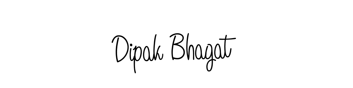 Create a beautiful signature design for name Dipak Bhagat. With this signature (Angelique-Rose-font-FFP) fonts, you can make a handwritten signature for free. Dipak Bhagat signature style 5 images and pictures png