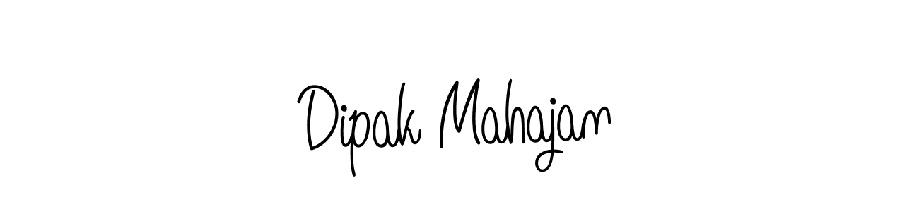 Create a beautiful signature design for name Dipak Mahajan. With this signature (Angelique-Rose-font-FFP) fonts, you can make a handwritten signature for free. Dipak Mahajan signature style 5 images and pictures png