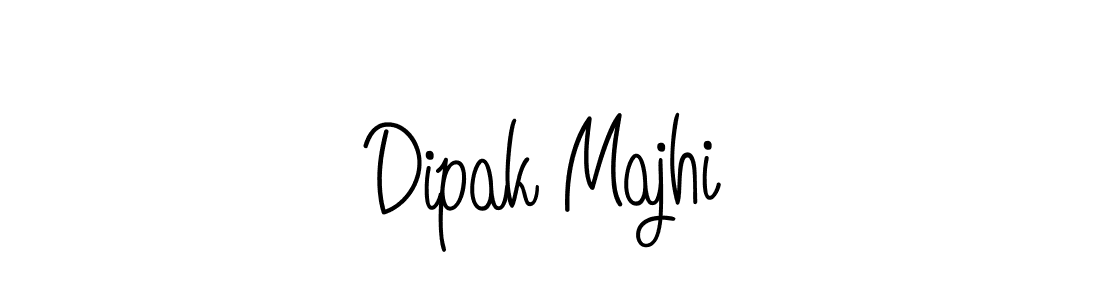 Use a signature maker to create a handwritten signature online. With this signature software, you can design (Angelique-Rose-font-FFP) your own signature for name Dipak Majhi. Dipak Majhi signature style 5 images and pictures png