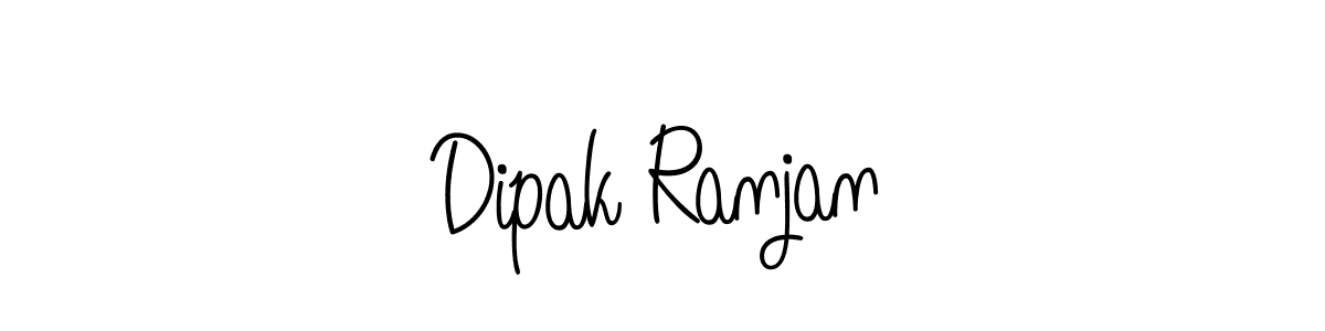 Use a signature maker to create a handwritten signature online. With this signature software, you can design (Angelique-Rose-font-FFP) your own signature for name Dipak Ranjan. Dipak Ranjan signature style 5 images and pictures png